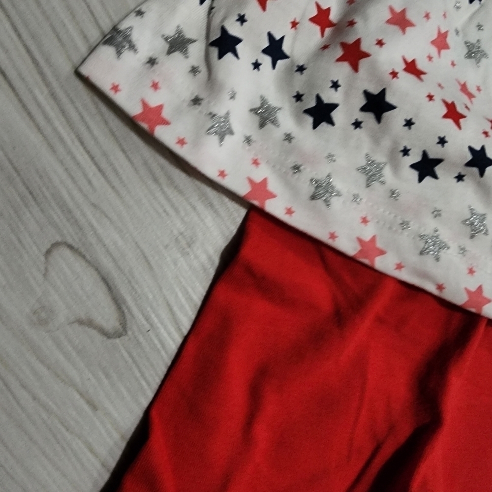 Carter's 2 piece short and tank top Red white and blue outfit Size 3MO NWT - Picture 6 of 14